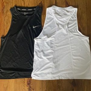 Nike running tank tops/racer back, Dri-fit, medium, never worn